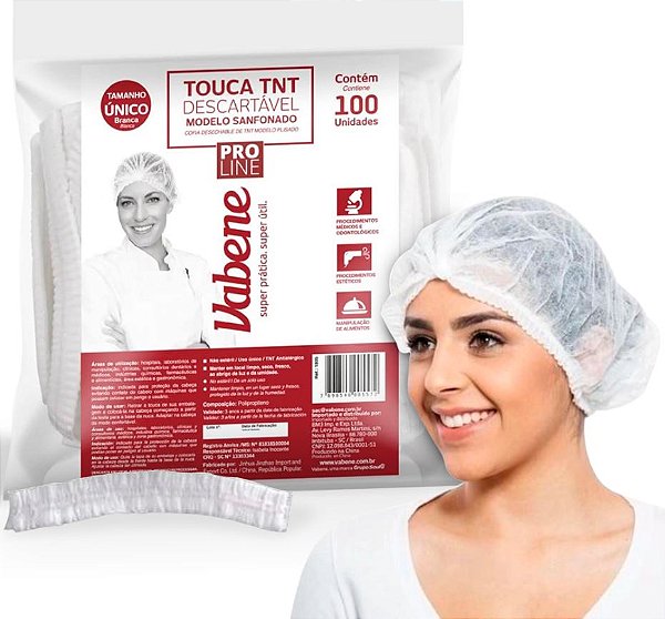 Touca sanfonada branca · 20 g
