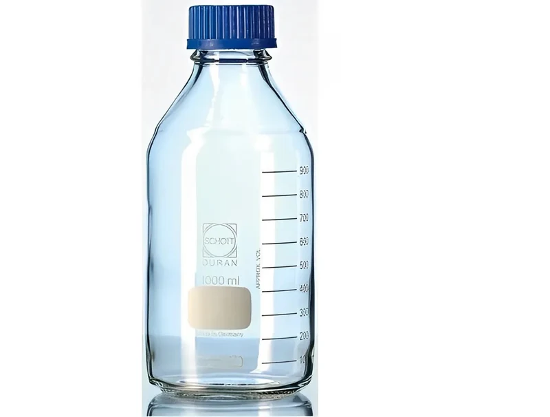 Imagem de referência de FRASCO REAG. GRAD. C/ TAMPA AZUL DISP. ANTIGOTA – 5L