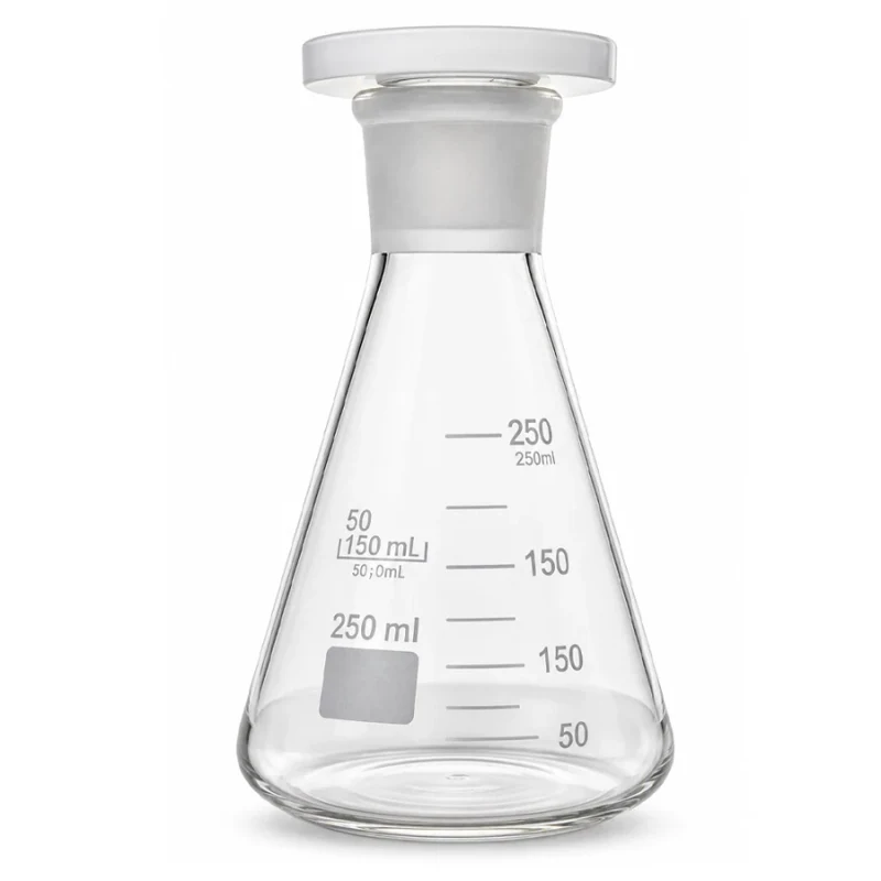 Imagem de referência de FRASCO ERLENMEYER C/ ROLHA DE POLI – 500ML