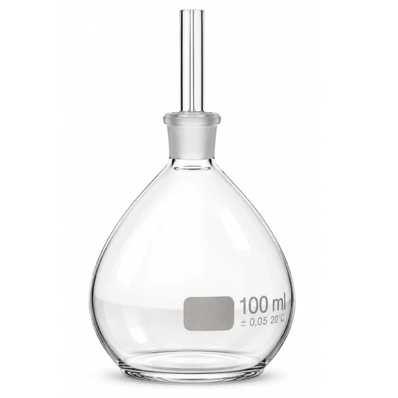 Imagem de referência de PICNOMETRO GAY-LUSSAC S/ TERMOMETRO C/ CERT. RBC – 50ML