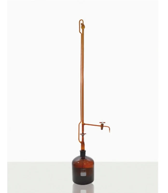 Imagem de referência de BURETA AUT. AMBAR C/ T.PTFE C/ FRASCO – C/ CERT. RASTREAVEL – 10ML