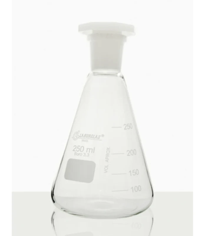 Imagem de referência de FRASCO ERLENMEYER C/ ROLHA DE POLI – 50ML