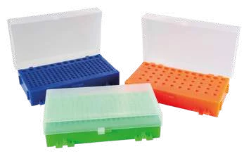 Imagem de referência de RACK DUPLA FACE EM PP P/ MICROTUBOS DE PCR DE 0,2-2ML K30-003