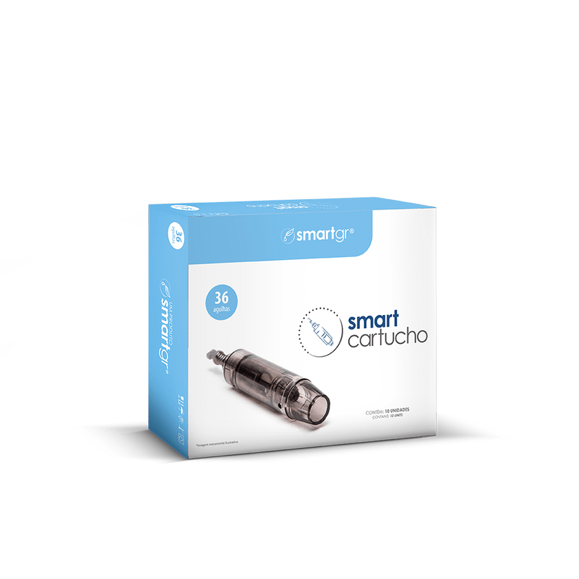 Imagem de referência de Cartucho Smart Pen Preto (36 Agulhas) – Caixa com 10 unidades